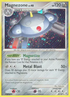 Magnezone Rare Holo card from Diamond & Pearl Base