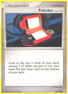 Pokédex HANDY910is Uncommon card from Diamond & Pearl Base