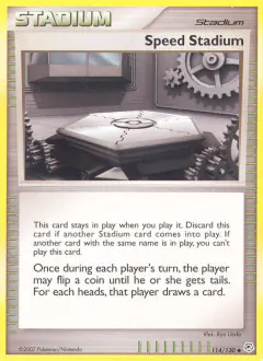 Speed Stadium Uncommon card from Diamond & Pearl Base