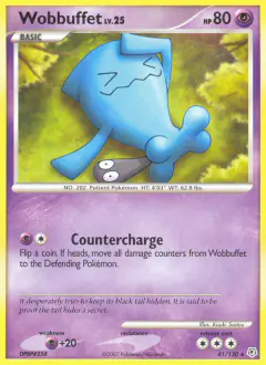 Wobbuffet Rare card from Diamond & Pearl Base