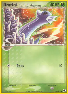 Dratini δ Common card from Dragon Frontiers