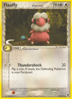 Flaaffy δ Uncommon card from Dragon Frontiers