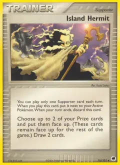 Island Hermit Uncommon card from Dragon Frontiers