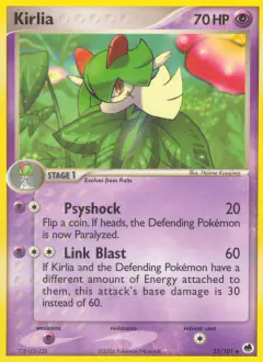 Kirlia Uncommon card from Dragon Frontiers