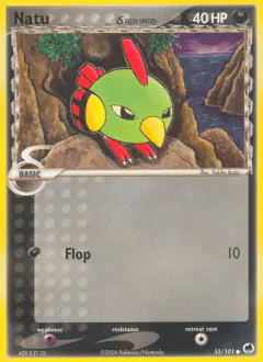 Natu δ Common card from Dragon Frontiers