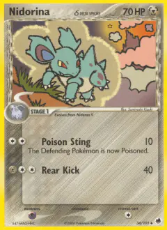 Nidorina δ Uncommon card from Dragon Frontiers