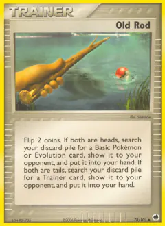 Old Rod Uncommon card from Dragon Frontiers