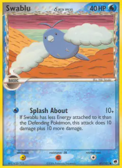 Swablu δ Common card from Dragon Frontiers