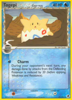 Togepi δ Uncommon card from Dragon Frontiers