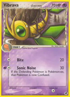 Vibrava δ Uncommon card from Dragon Frontiers