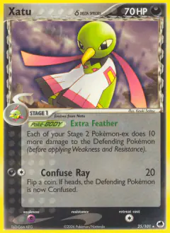Xatu δ Rare card from Dragon Frontiers