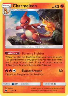 Charmeleon Uncommon card from Dragon Majesty