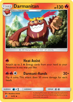 Darmanitan Uncommon card from Dragon Majesty