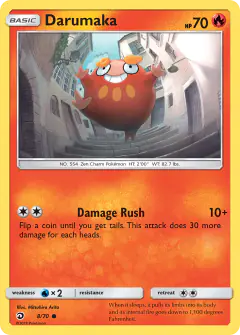 Darumaka Common card from Dragon Majesty
