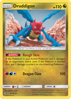 Druddigon Uncommon card from Dragon Majesty