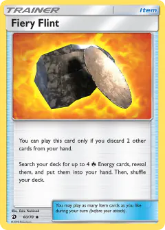 Fiery Flint Uncommon card from Dragon Majesty