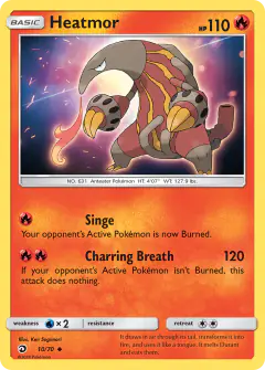 Heatmor Uncommon card from Dragon Majesty