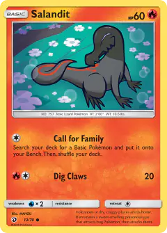 Salandit Common card from Dragon Majesty