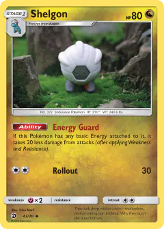 Shelgon Uncommon card from Dragon Majesty