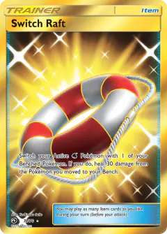 Switch Raft Rare Secret card from Dragon Majesty