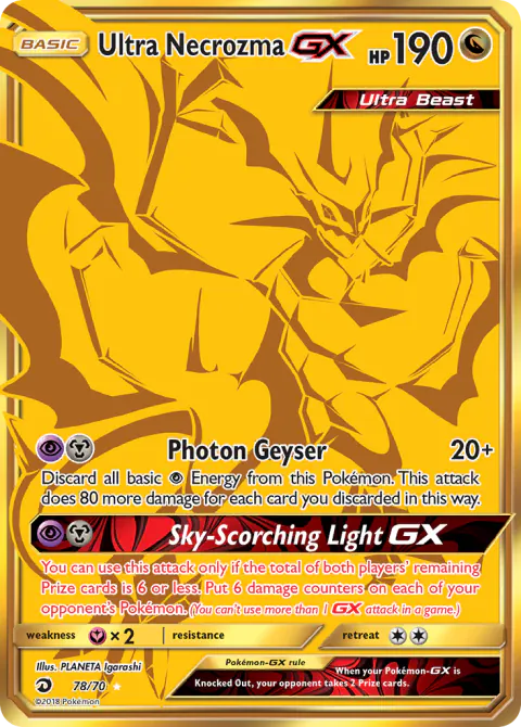 Ultra Necrozma-GX Rare Secret