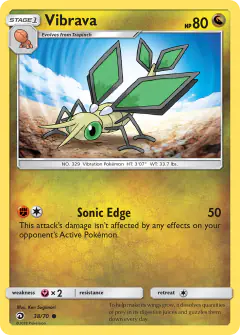 Vibrava Common card from Dragon Majesty