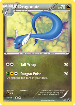 Dragonair Rare Holo card from Dragon Vault