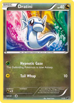 Dratini Rare Holo card from Dragon Vault
