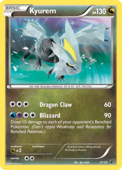 Kyurem Promo and other card from Dragon Vault