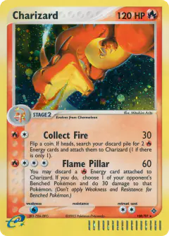 Charizard Rare Secret card from Dragon