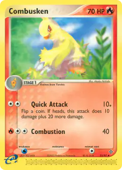 Combusken Uncommon card from Dragon