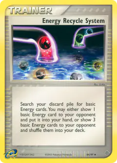 Energy Recycle System Uncommon card from Dragon