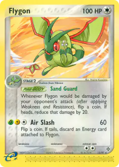 Flygon Rare card from Dragon