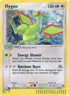Flygon Rare Holo card from Dragon