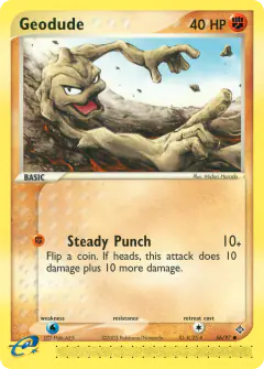 Geodude Common card from Dragon