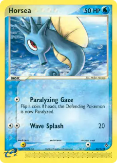 Horsea Common card from Dragon