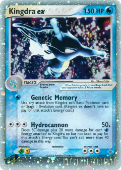 Kingdra ex Rare Holo EX card from Dragon