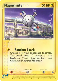 Magnemite Common card from Dragon