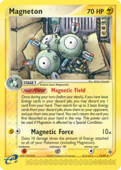 Magneton Rare card from Dragon