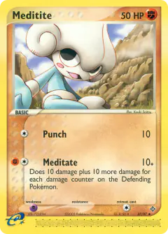 Meditite Uncommon card from Dragon