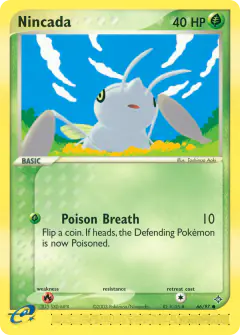 Nincada Common card from Dragon