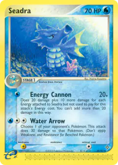 Seadra Uncommon card from Dragon
