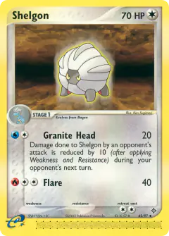 Shelgon Uncommon card from Dragon
