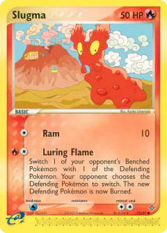 Slugma Common card from Dragon