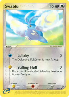Swablu Common card from Dragon