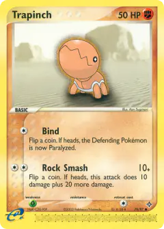 Trapinch Common card from Dragon