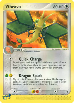 Vibrava Rare card from Dragon
