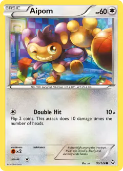 Aipom Common card from Dragons Exalted