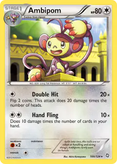 Ambipom Rare card from Dragons Exalted