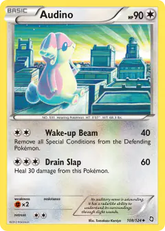 Audino Uncommon card from Dragons Exalted